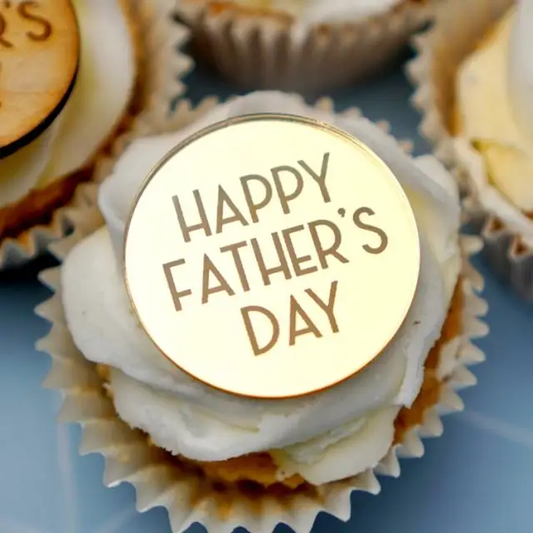 Happy Father Day Cupcake Disc